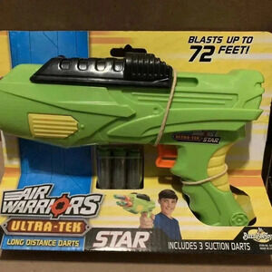 NEW Air Warriors Ultra-Tek STAR Slide Back Action Foam Dart Blaster